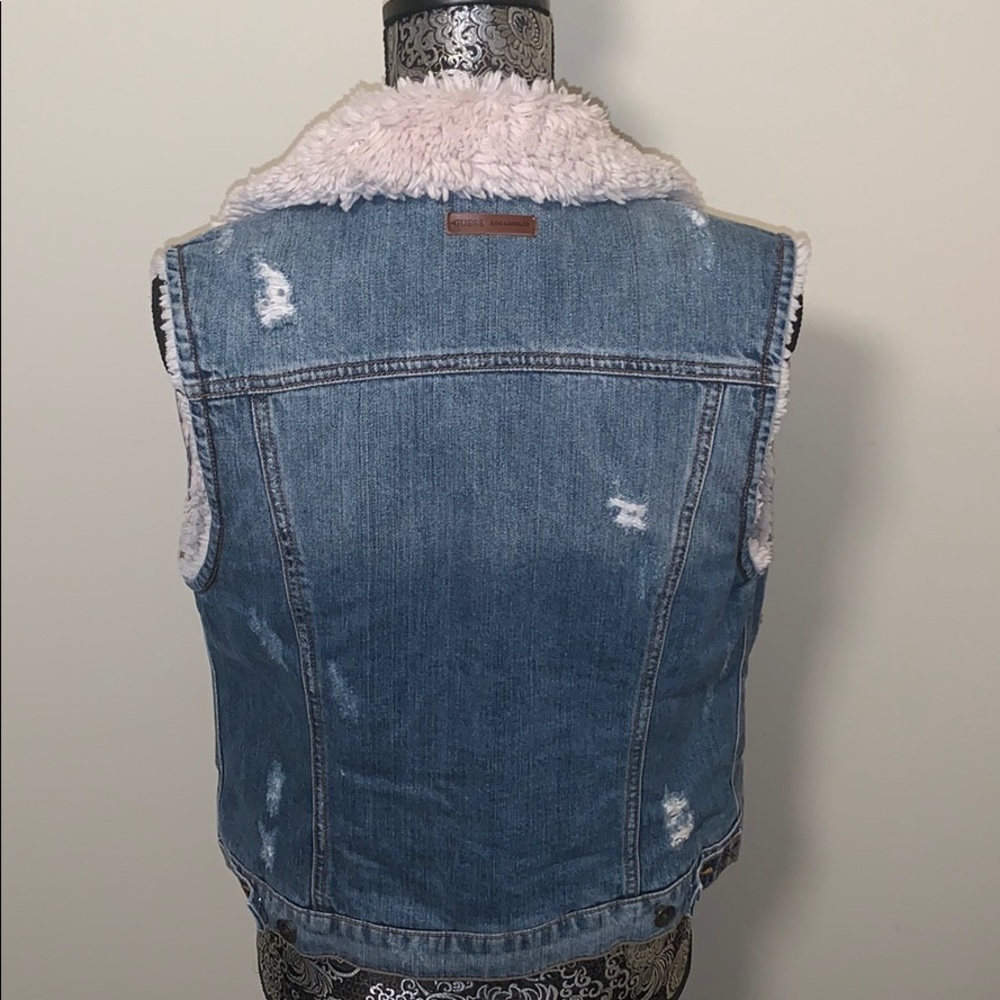 GUESS❓🔻Denim Vest - Picture 3 of 6